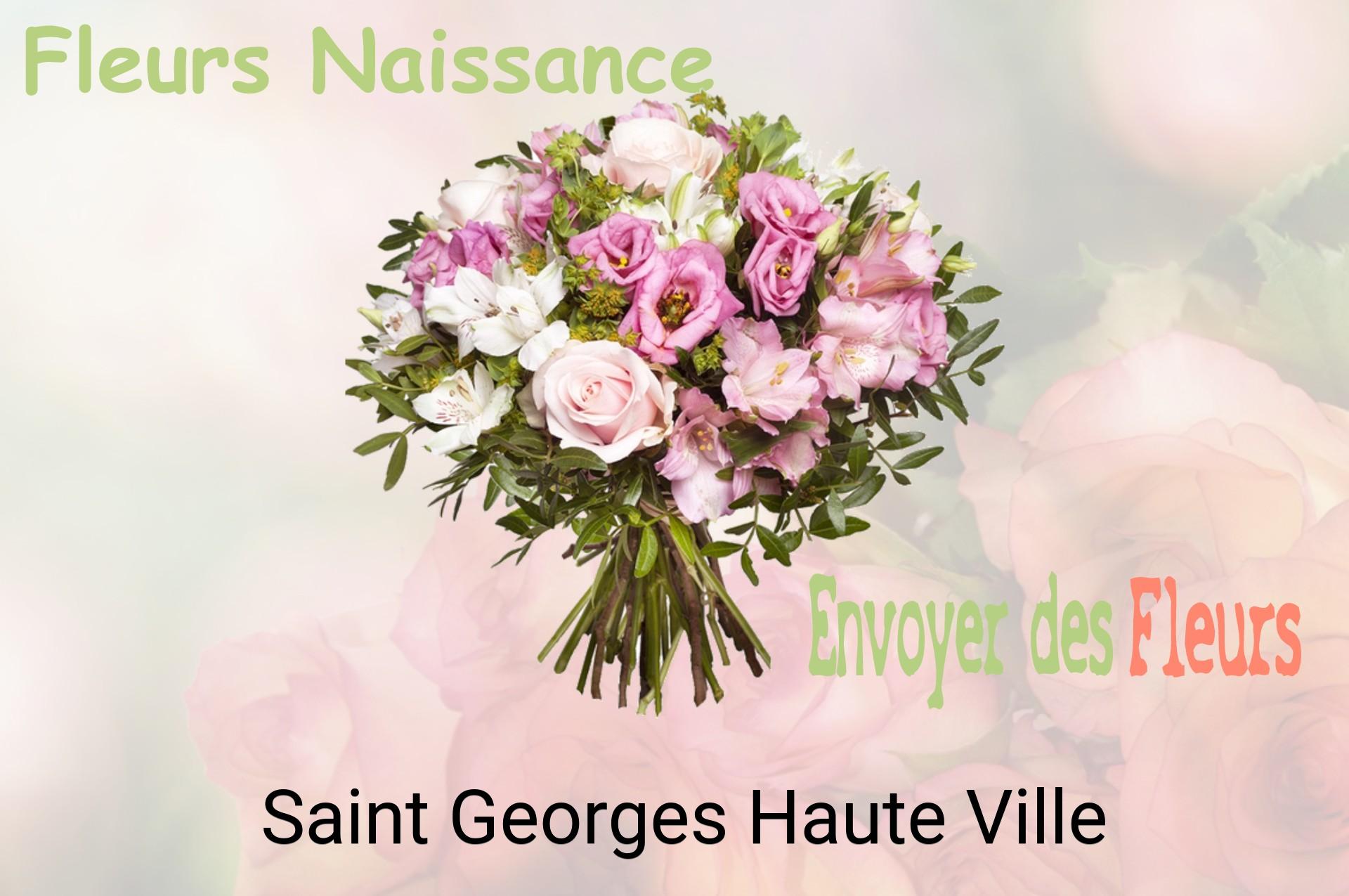 Bouquet de fleurs de naissance livré à Saint-Georges-Haute-Ville