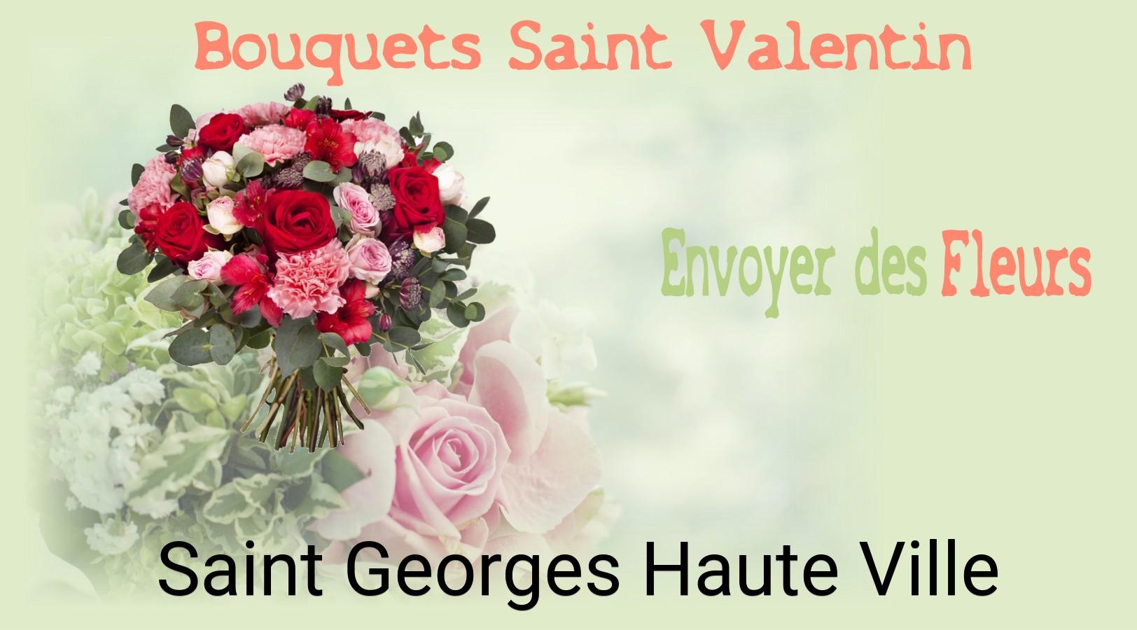 Roses de Saint-Valentin livrées à Saint-Georges-Haute-Ville